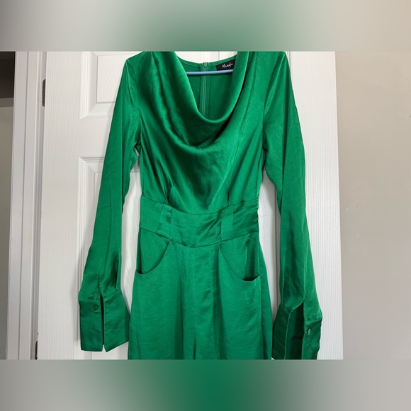 Hanifa Vibrant Green Long Sleeve Dress - Picture 10 of 10
